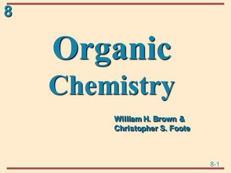 William H. Brown & Christopher S. Foote
