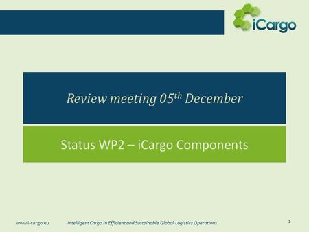 Review meeting 05th December