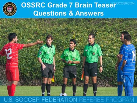 OSSRC Grade 7 Brain Teaser