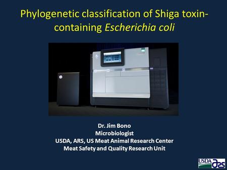 Phylogenetic classification of Shiga toxin-containing Escherichia coli
