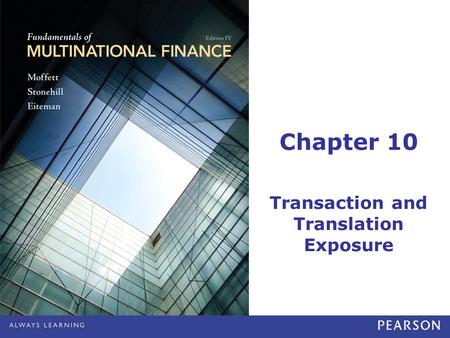 Transaction and Translation Exposure