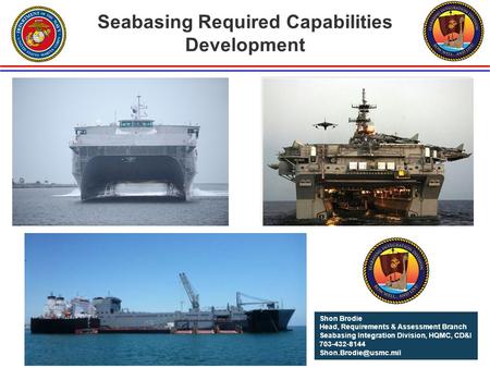 Seabasing Required Capabilities Development