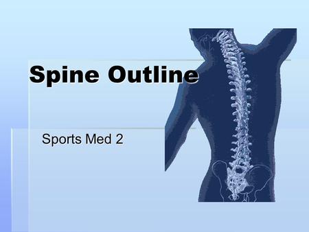 Spine Outline Sports Med 2.