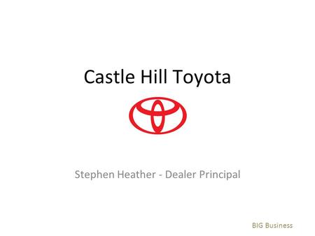 Stephen Heather - Dealer Principal