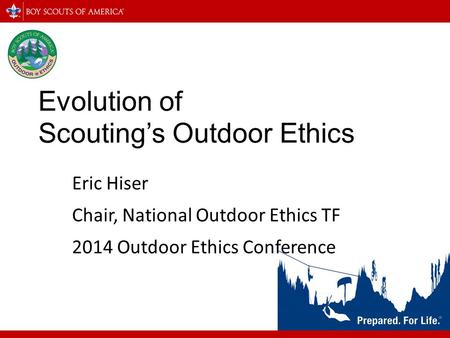 Evolution of Scouting’s Outdoor Ethics