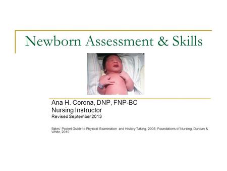 Newborn Assessment & Skills