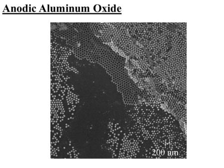 Anodic Aluminum Oxide.