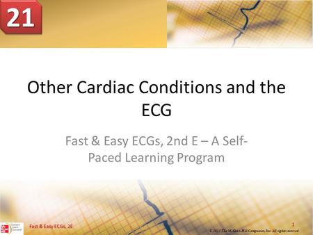 Other Cardiac Conditions and the ECG
