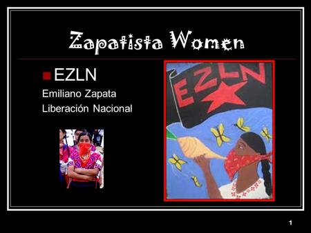 Zapatista Women EZLN Emiliano Zapata Liberación Nacional.