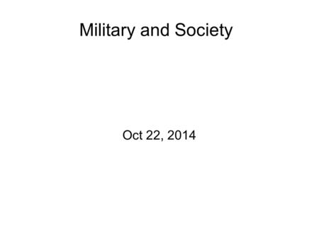 Military and Society Oct 22, 2014. From Conscription to volunteer military Conscription in United States Volunteer military (1973-present) Motivation.