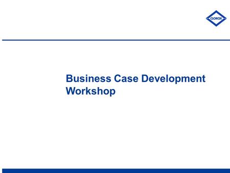 Business Case Development Workshop