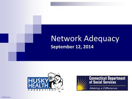 Network Adequacy September 12, 2014