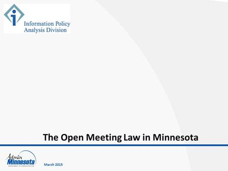 The Open Meeting Law in Minnesota