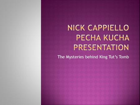 Nick Cappiello Pecha Kucha Presentation
