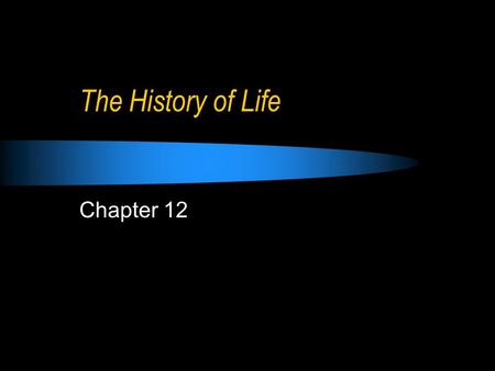 The History of Life Chapter 12.