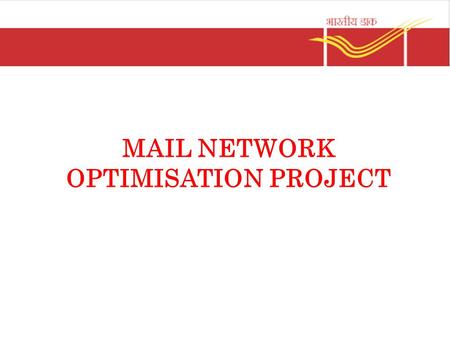 MAIL NETWORK OPTIMISATION PROJECT