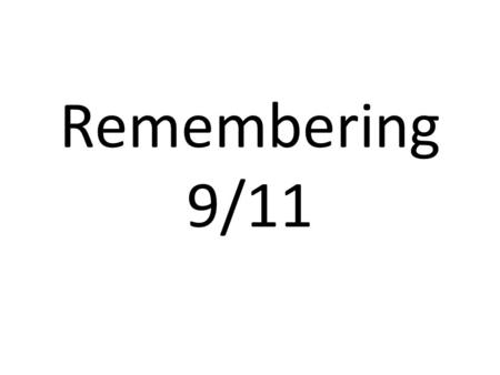 Remembering 9/11. September 11, 2001 Downtown Manhattan, New York City.