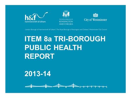 ITEM 8a TRI-BOROUGH PUBLIC HEALTH REPORT 2013-14.