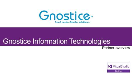 Gnostice Information Technologies. NEXT STEPS Contact us at: Gnostice creates multi-format document-processing components for the.NET.