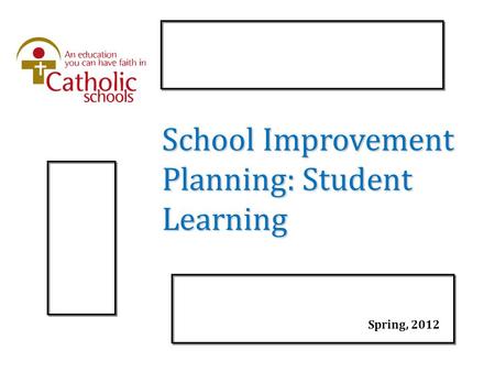 School Improvement Planning: Student Learning Spring, 2012.
