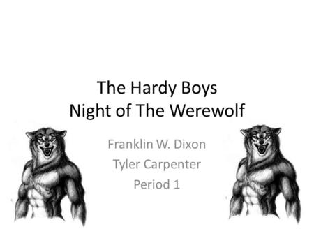 The Hardy Boys Night of The Werewolf