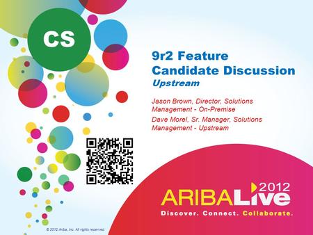 9r2 Feature Candidate Discussion Upstream