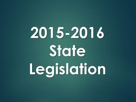 2015-2016StateLegislation. Legislative Issues of Concern  SCPhA’s lobbyists constantly track legislation that may be harmful to the profession.  Includes.