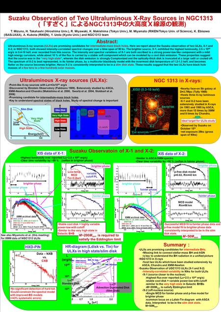 Ultraluminous X-ray sources (ULXs) are promising candidates for intermediate-mass black holes. Here we report about the Suzaku observation of two ULXs,