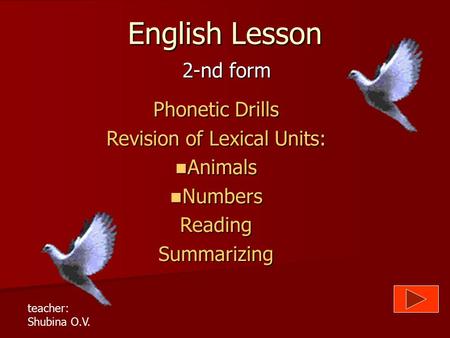 Revision of Lexical Units: