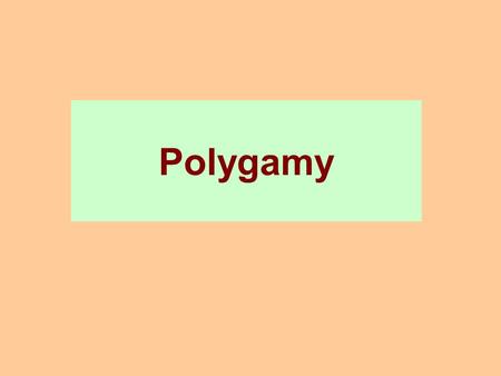 Polygamy. Polygamy is illegal in the United States and in European countries. However, it is legal --even preferred-- in many countries and in numerous.