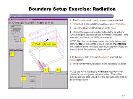 Boundary Setup Exercise: Radiation