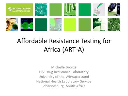 Affordable Resistance Testing for Africa (ART-A)