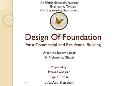 Design Of Foundation for a Commercial and Residential Building