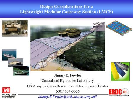 Jimmy E. Fowler Coastal and Hydraulics Laboratory
