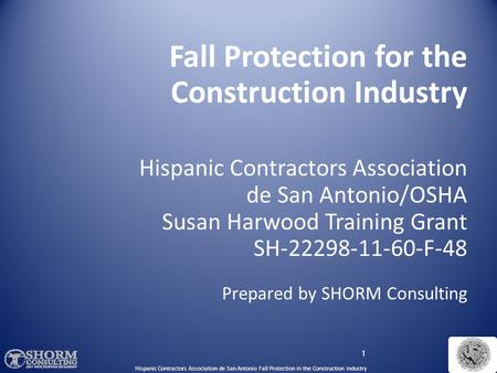 Fall Protection for the Construction Industry