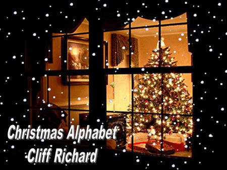 Christmas Alphabet Cliff Richard.