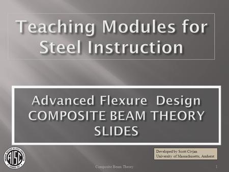 Advanced Flexure Design COMPOSITE BEAM THEORY SLIDES