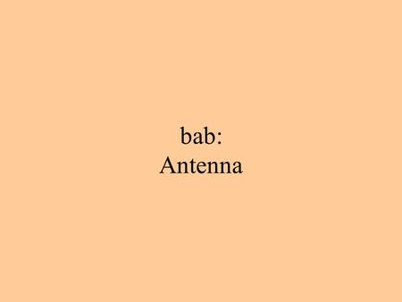 Bab: Antenna.