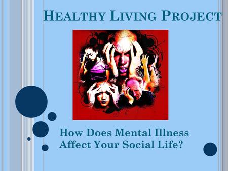 H EALTHY L IVING P ROJECT How Does Mental Illness Affect Your Social Life?