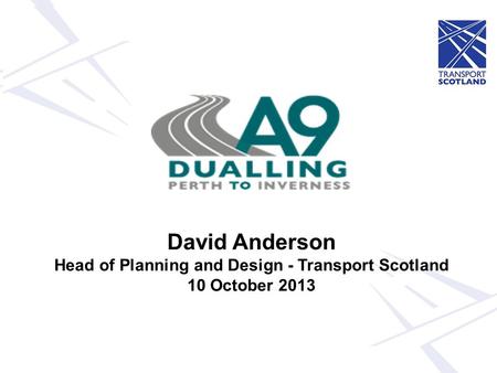 Head of Planning and Design - Transport Scotland