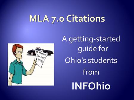 A getting-started guide for Ohio’s students from INFOhio.
