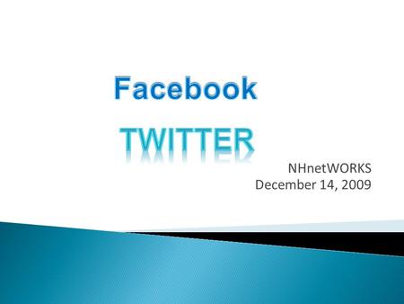 NHnetWORKS December 14, 2009.  Facebook is a global Social Networking website that is operated and privately owned by Facebook, Inc.  Users can add.