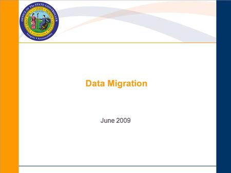 June 2009 Data Migration. Defined: –PMIS reporting provides information from PMIS as of the date of conversion into BEACON for agency data and current.