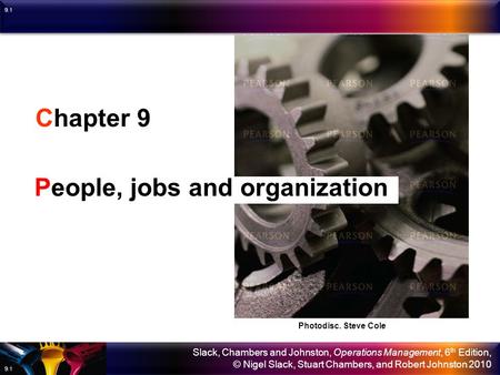 People, jobs and organization