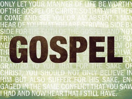 Defined by the Gospel 1.Gospel Message – What we believe. 2.Gospel Community – Who we are. 3.Gospel Mission – What we do. 4.Gospel Suffering – How we.