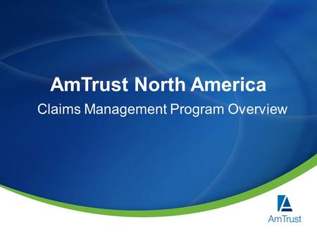 Claims Management Program Overview