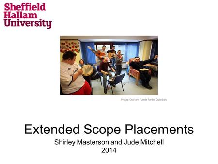 Extended Scope Placements Shirley Masterson and Jude Mitchell 2014 Image: Graham Turner for the Guardian.