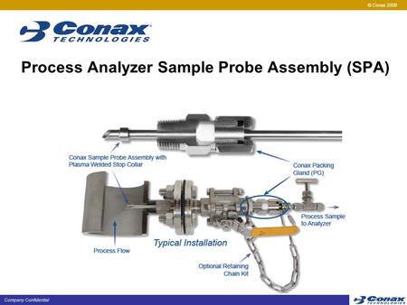 Process Analyzer Sample Probe Assembly (SPA)