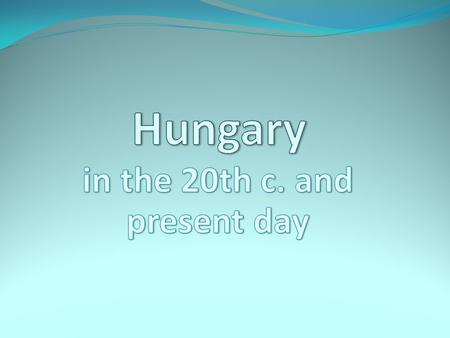 1. Introduction of the ETF Foundation 2. Hungarian society in the 20th century and present day 3. Status of women in Hungary 4. Short – about present.