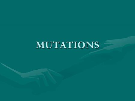 MUTATIONS. Weird Genetics Mutations  A change in genetic information Can occur randomly (naturally) Or can be deliberately.